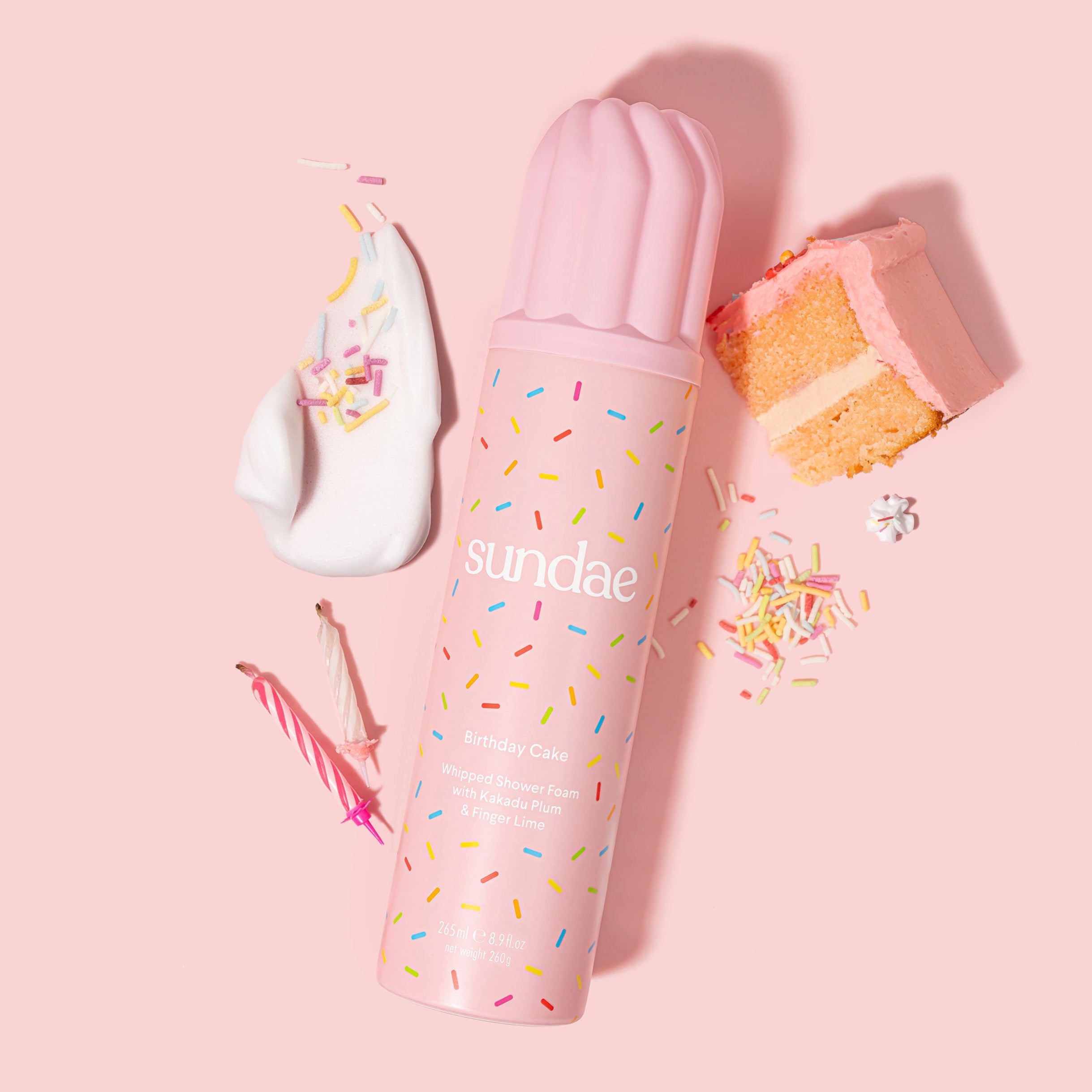 Vanilla birthday cake body wash