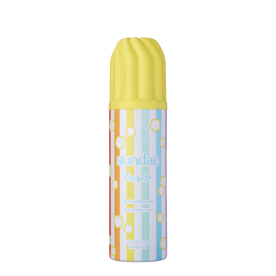 Kids Rainbow Popcorn Bath Foam Icon