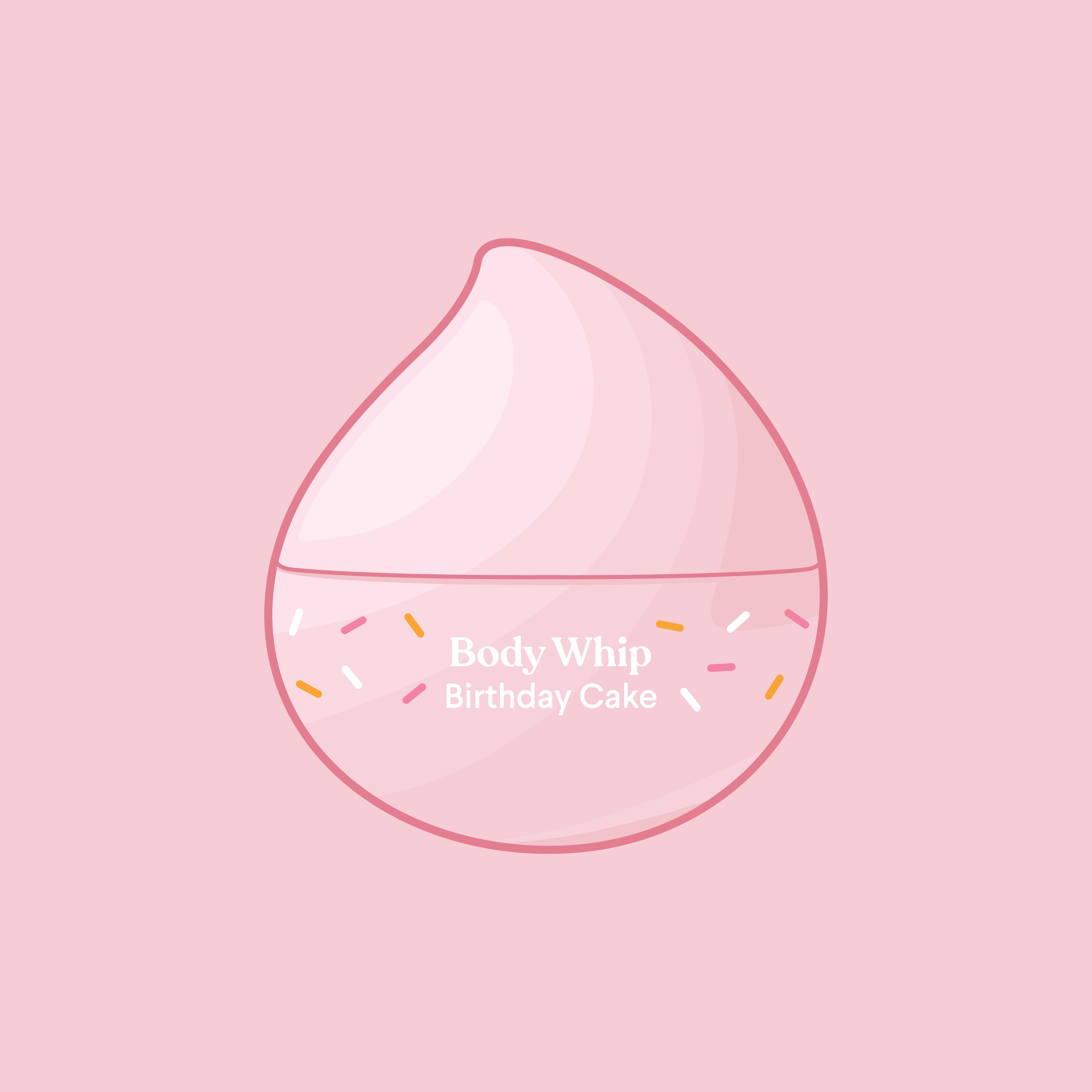 Birthday Cake Body Whip Moisturiser Icon