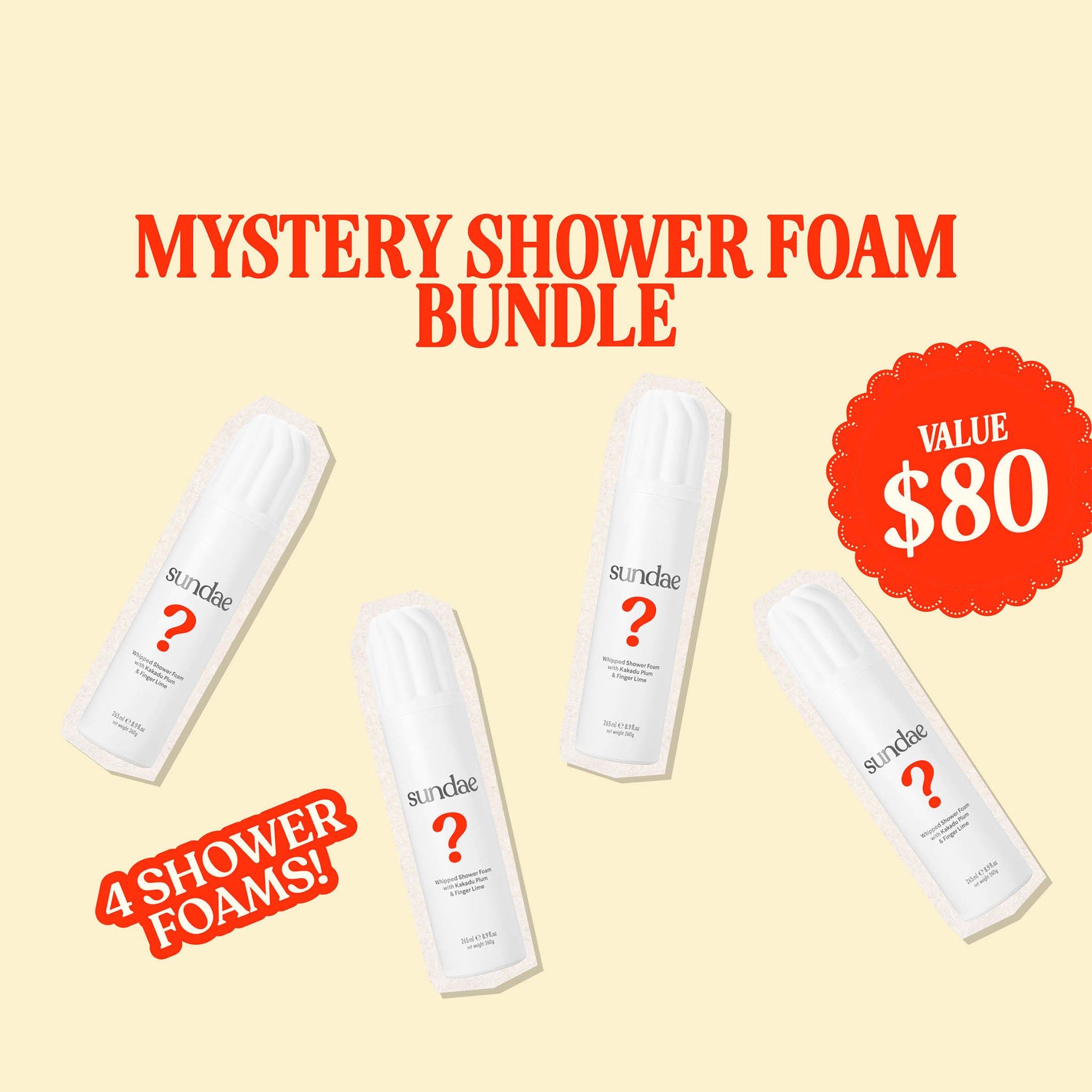 Mystery Shower Foam Bundle